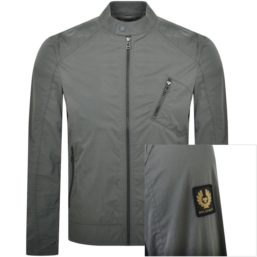 Belstaff V Racer Slim Fit Jacket Grey